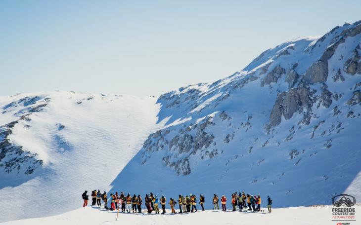 Parnasos kayak merkezi Yunanistan